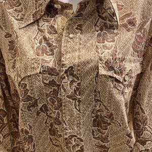 Men’s VINTAGE pearl snap WESTERN